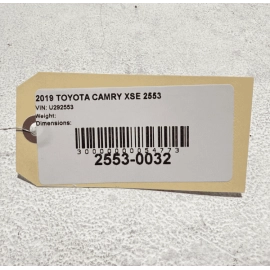 2018 - 2024 TOYOTA CAMRY REAR LEFT OR RIGHT LICENSE PLATE LIGHT LAMP OEM 1PCS