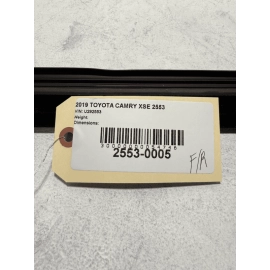 2018-2019 TOYOTA CAMRY FRONT PASSENGER DOOR WINDOW INNER WEATHERSTRIP SEAL OEM