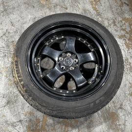 CAMRY JNC Wheels Rim Disc Tire 235/50R18 J9.5 Black w/ Gold Rivets  J9.5 OEM 1PC