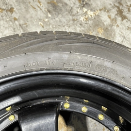 CAMRY JNC Wheels Rim Disc Tire 235/50R18 J9.5 Black w/ Gold Rivets  J9.5 OEM 1PC