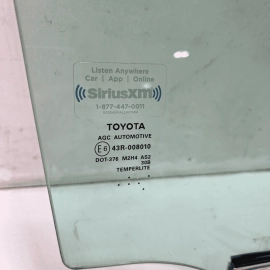 2018-2023 TOYOTA CAMRY REAR RIGHT PASSENGER RH SIDE DOOR GLASS WINDOW OEM AGC