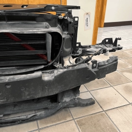 2014-2016 BMW 528I COMPLETE REINFORCEMENT BUMPER BAR RADIATOR FAN SHROUD OEM