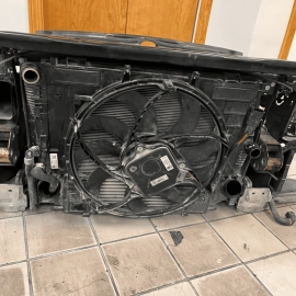 2014-2016 BMW 528I COMPLETE REINFORCEMENT BUMPER BAR RADIATOR FAN SHROUD OEM