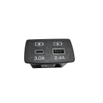 SUBARU IMPREZA RS 2024 FRONT CENTER CONSOLE TYPE-C & USB PORT CHARGER HUB OEM