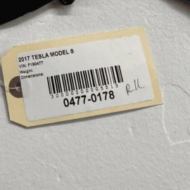TESLA MODEL S 2017 - 2020 REAR RIGHT OR LEFT SIDE SEAT BELT RETRACTOR OEM