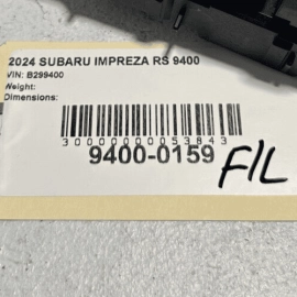 SUBARU IMPREZA RS 2024 FRONT LEFT DRIVER SIDE DOOR MASTER WINDOW SWITCH OEM