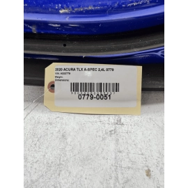 ACURA TLX 2015-2020 REAR RIGHT PASSENGER SIDE DOOR SHELL PANEL OEM BLUE =B621P=