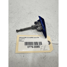 2015-2020 ACURA TLX FRONT DRIVER DOOR LOCK CYLINDER & COVER CAP APEX BLUE OEM