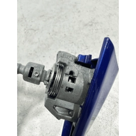 2015-2020 ACURA TLX FRONT DRIVER DOOR LOCK CYLINDER & COVER CAP APEX BLUE OEM