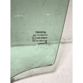 2018 - 2024 TOYOTA CAMRY REAR LEFT DRIVER SIDE DOOR WINDOW GLASS OEM
