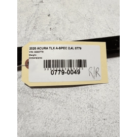 ACURA TLX 2018-2020 REAR RIGHT PASSENGER SIDE DOOR WINDOW BELT MOLDING OEM