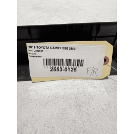 2018-2024 TOYOTA CAMRY FRONT PASSENGER SIDE DOOR SILL SCUFF PLATE TRIM COVER OEM