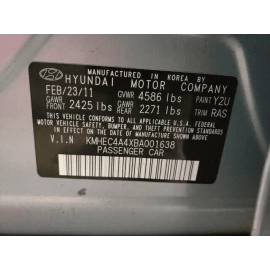 Hyundai Sonata Hybrid 2011-2015 Engine Crankshaft Pulley Vibration Damper O