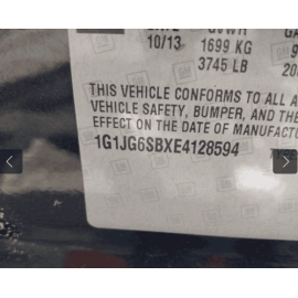 2014-2017 Chevrolet Sonic 6-Speed Automatic Transmission Assembly OEM