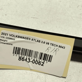 2018-2024 Volkswagen Atlas Rear Passenger Door Window Glass Run Channel Seal OEM