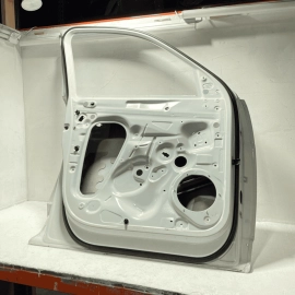 18-22 Volkswagen Atlas Front Driver Door Shell Cover Panel OEM Pure White =0Q0Q=