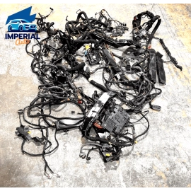 11-14 PORSCHE CAYENNE DASHBOARD DASH INTERIOR WIRING HARNESS WIRE FUSE BOX 