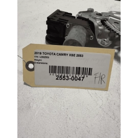 18-24 TOYOTA CAMRY FRONT RIGHT PASSENGER SIDE DOOR WINDOW REGULATOR W/ MOTOR OEM