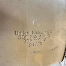 2021 Volkswagen Atlas Exhaust Converter & Pipe & Mufler Assembly OEM