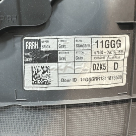 TOYOTA CAMRY 2018 REAR RIGHT PASSENGER SIDE DOOR INTERIOR TRIM PANEL OEM