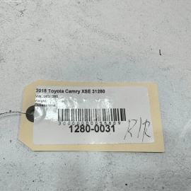 TOYOTA CAMRY 2018-2024 REAR PASSENGER SIDE WINDOW GLASS RUN CHANNEL SEAL OEM