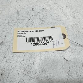 TOYOTA CAMRY 2018 FRONT LEFT DRIVER SIDE DOOR INTERIOR TRIM PANEL OEM