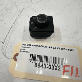 2018-22 VOLKSWAGEN ATLAS FRONT DRIVER SIDE DOOR OUTER MIRROR CONTROL SWITCH OEM