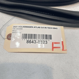 18-24 VOLKSWAGEN ATLAS FRONT DRIVER SIDE DOOR BODY WEATHERSTRIP INNER SEAL OEM
