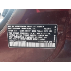 2011-2022 Volkswagen Passat Jetta Beetle Instrument Panel Crossmember Brack