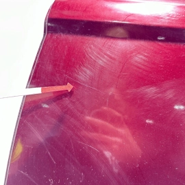 Rear Left Driver Side Door Shell Panel RED 3T3 Toyota Camry XSE 2018-2024 OEM