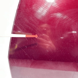 Rear Left Driver Side Door Shell Panel RED 3T3 Toyota Camry XSE 2018-2024 OEM