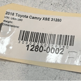 TOYOTA CAMRY 2018-2022 FRONT LEFT DRIVER SIDE EXTERIOR DOOR HANDLE OEM = 3T3 =