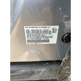 HONDA PILOT REAR DRIVER SIDE LICENSE LIGHT LAMP MOLDING COVER TRIM OEM 2016-2022 HONDA PILOT REAR DRIVER SIDE LICENSE LIGHT LAMP MOLDING COVER TRIM OEM 2016-2022