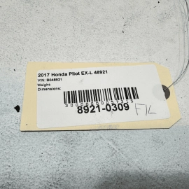 2016-2022 Honda Pilot Front Left Driver Side Axle Shaft Halfshaft OEM