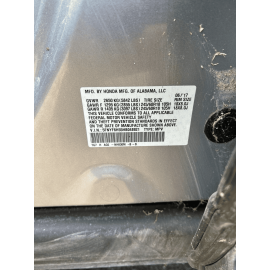 HONDA PILOT REAR LEFT DRIVER SIDE SIDE DOOR UPPER HINGE 2016 - 2024 OEM NH830M