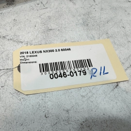 LEXUS NX300 2018-2021 2.0L AWD REAR RIGHT OR LEFT SIDE AXLE SHAFT HALFSHAFT OEM