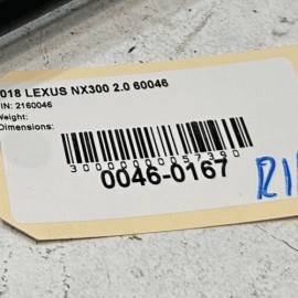LEXUS NX300 2018-2021 REAR RIGHT OR LEFT SIDE FORWARD CONTROL ARM OEM = 1PCS = LEXUS NX300 2018-2021 REAR RIGHT OR LEFT SIDE FORWARD CONTROL ARM OEM = 1PCS =