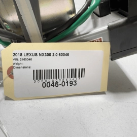 2018 - 2019 Lexus NX300 NX300H Steering Wheel Column Power Conrol Module OEM