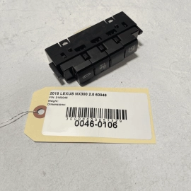 2018-2021 LEXUS NX300 SWITCH HEADLIGHT CONTROL TRUNK LID SWITCH OEM 2018-2021 LEXUS NX300 SWITCH HEADLIGHT CONTROL TRUNK LID SWITCH OEM
