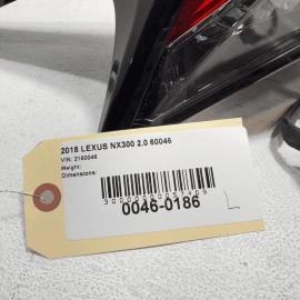 2018-2021 LEXUS NX300 REAR OUTER LEFT DRIVER SIDE TAILLIGHT TAIL LIGHT LAMP OEM