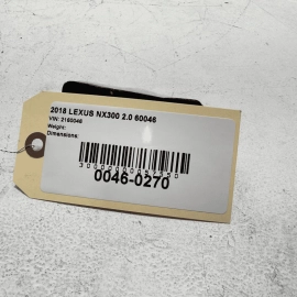 LEXUS NX300 NX300H REAR LEFT OR RIGHT SIDE LICENSE PLATE LIGHT LAMP OEM 2015-21