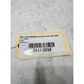 2018 - 2024 VOLKSWAGEN ATLAS REAR TRUNK SILL SCUFF PLATE COVER OEM 2018 - 2024 VOLKSWAGEN ATLAS REAR TRUNK SILL SCUFF PLATE COVER OEM