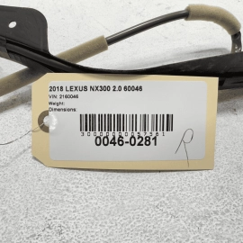 2018-2021 LEXUS NX300 TAILGATE LIFTGATE RIGHT TRUNK ANTI PINCH SENSOR OEM