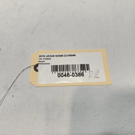2015-2021 LEXUS NX300 NX300H REAR LEFT DRIVER SIDE DOOR WINDOW GLASS OEM