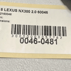 LEXUS NX300 2018-2021 NX300h FRONT RIGHT PASSENGER SIDE DOOR INTERIOR HANDLE OEM