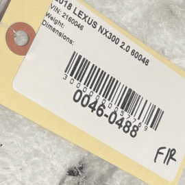 LEXUS NX300 2018-2021 FRONT RIGHT PASSENGER SIDE KICK PANEL TRIM COVER OEM