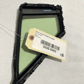 LEXUS NX300 2018-2021 FRONT PASSENGER SIDE DOOR WINDOW CORNER FIXED GLASS OEM