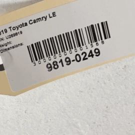 TOYOTA CAMRY 2018 2019 2020 Console Cup Holder Bezel Trim Ring OEM