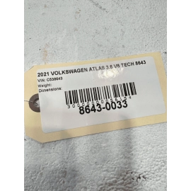 2020-2024 Volkswagen Atlas Floor Mats Cargo Mat Trunk Liner Backrest Mats OEM 2020-2024 Volkswagen Atlas Floor Mats Cargo Mat Trunk Liner Backrest Mats OEM