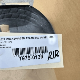 Volkswagen Atlas Fender Liner Splash Guard Rear Passenger Side 2021 - 2024 OEM